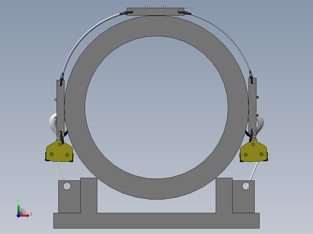 水管移动前视图