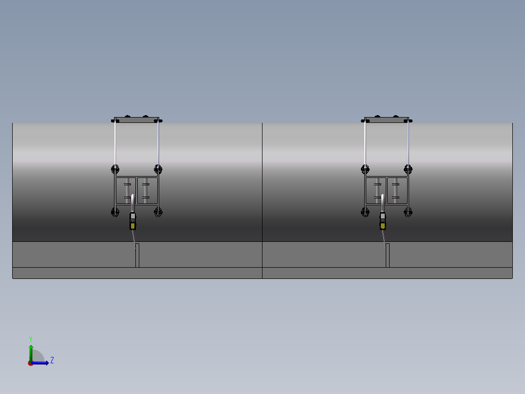 水管移动左视图