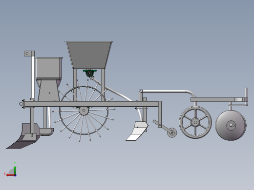 花生播种施肥一体机100后视缩略图
