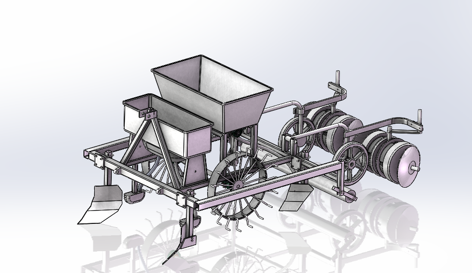 花生播种施肥一体机100