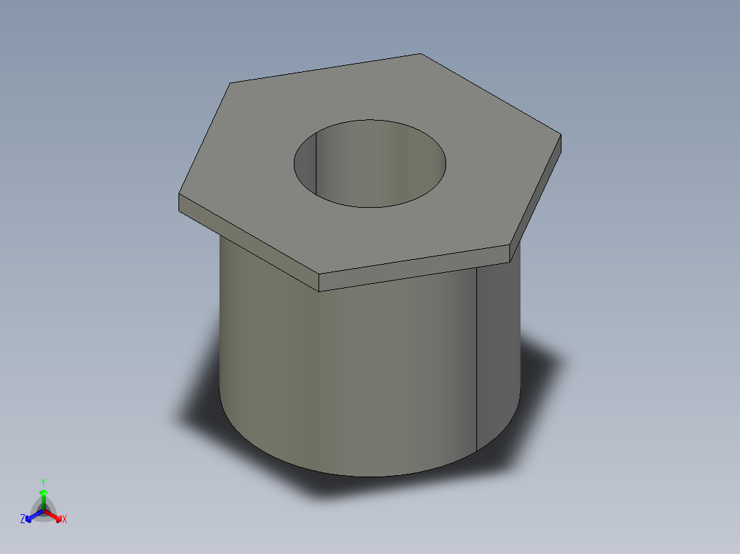 船舶管路系统SeaCor_ReducerBushing_SxSPIG_37J137166_1.25in x 0.75in主视图