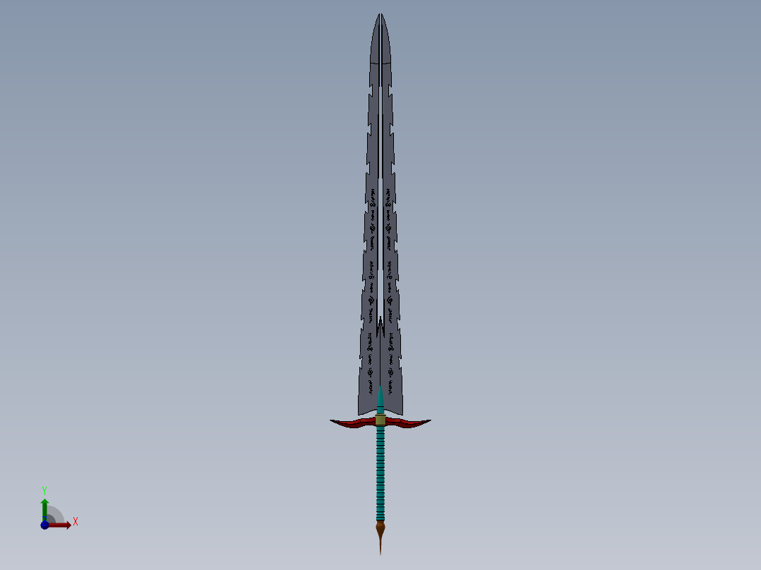 剑、宝剑(40)前视图