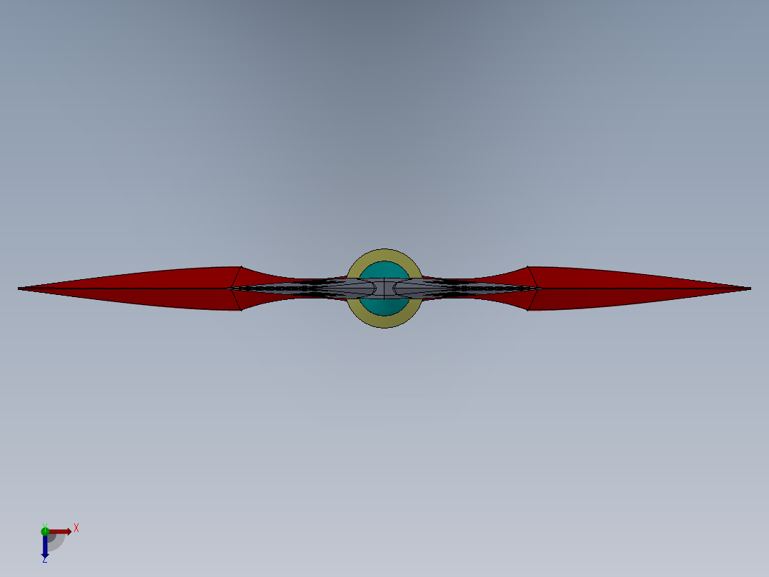 剑、宝剑(40)俯视图