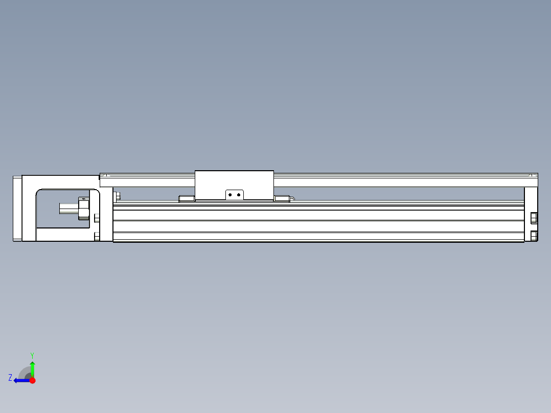 TPA-KNR-86E-1610C-L250A1-M-BJ60-N3线性模块铝制底座右视图