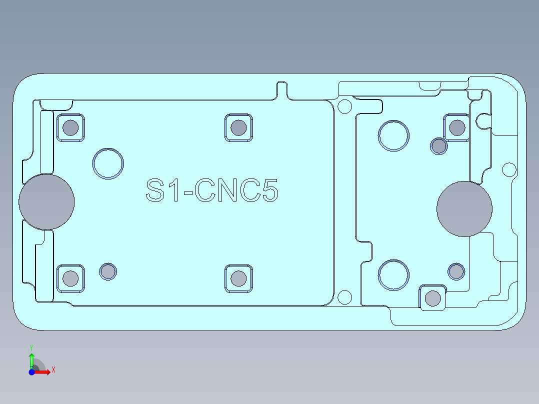 S1-CNC5笔记本CNC工装夹具三维模型-0119前视图