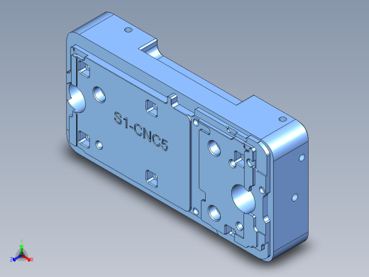 S1-CNC5笔记本CNC工装夹具三维模型-0119正等轴测缩略图
