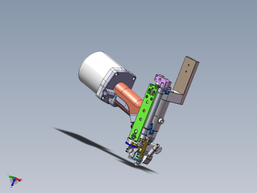 门板自动钻孔拉钉机构（sw19可编辑+工程图）