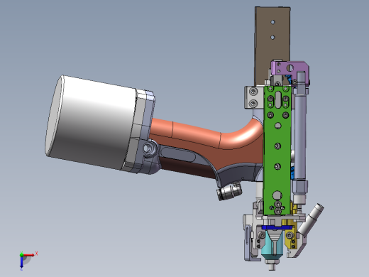 门板自动钻孔拉钉机构（sw19可编辑+工程图）俯视缩略图
