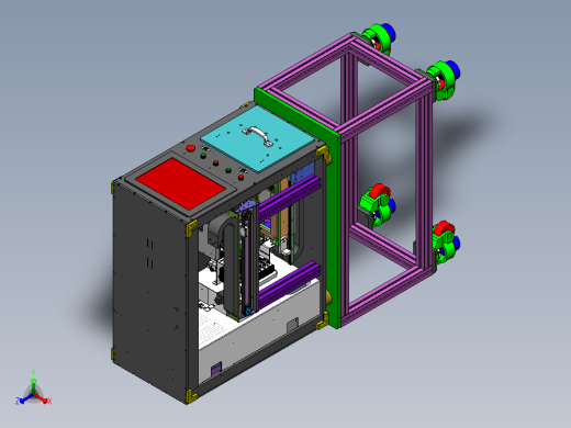 手机检测设备sw20可编辑正等轴测缩略图