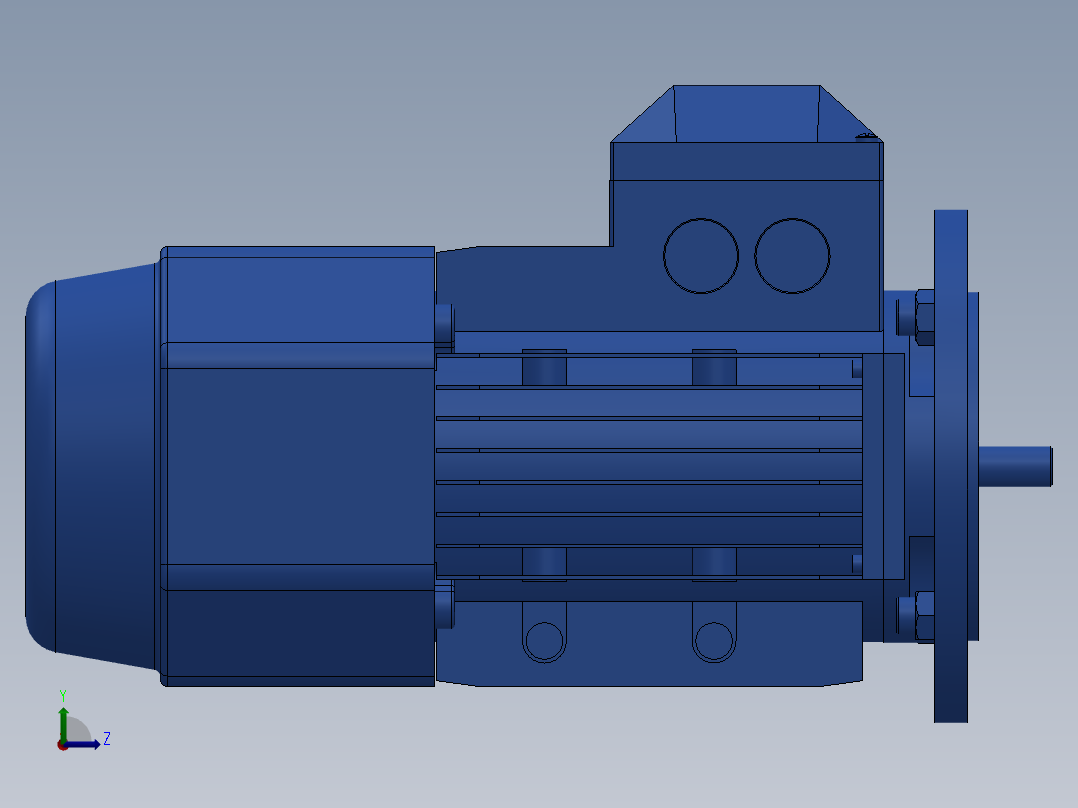 NMRV+UD组合型调速减速机 9款左视图