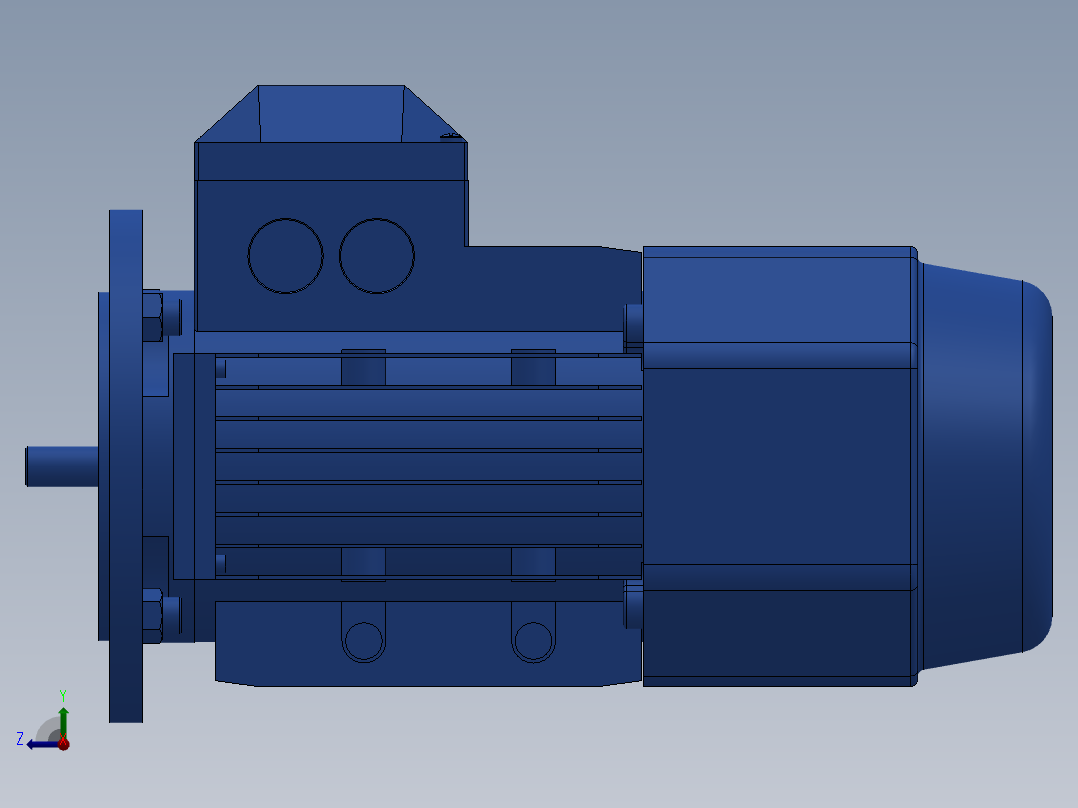 NMRV+UD组合型调速减速机 9款右视图