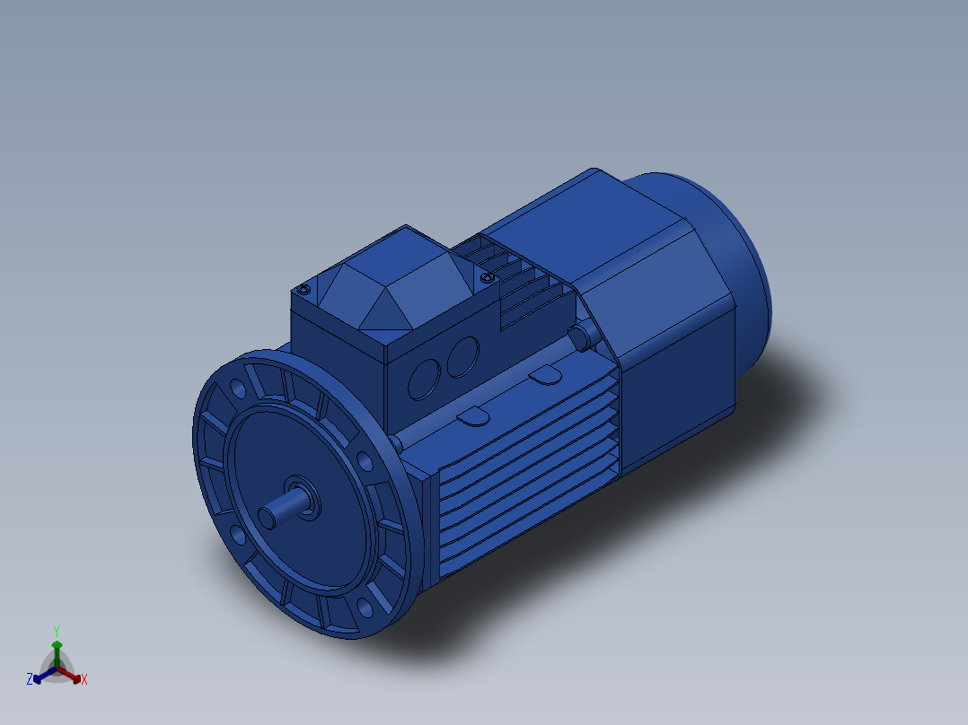 NMRV+UD组合型调速减速机 9款正等轴测图