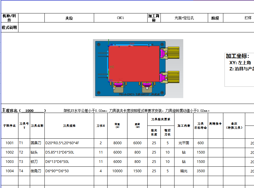 小尺寸电脑飞面开粗程序模型