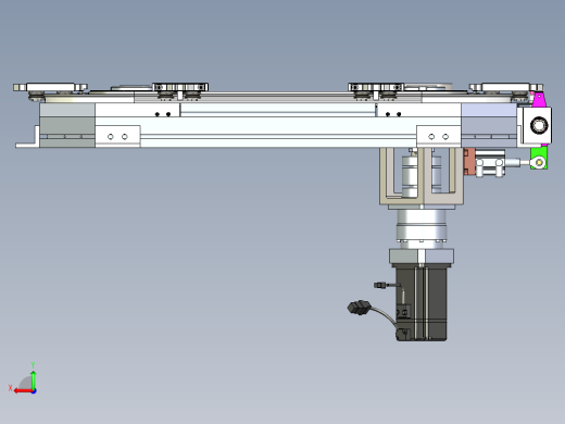 矩形环形导轨循环输送线 自动化流水生产传送线后视缩略图