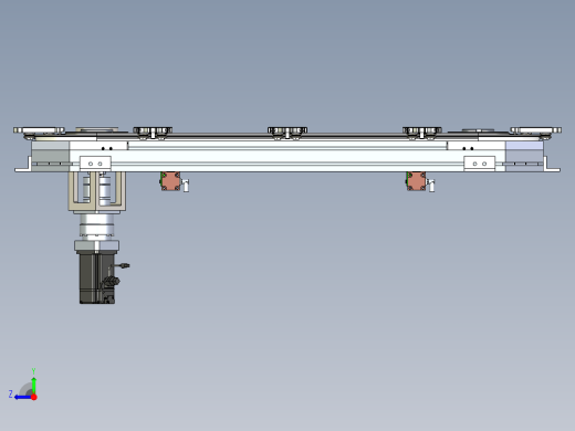 矩形环形导轨循环输送线 自动化流水生产传送线右视缩略图
