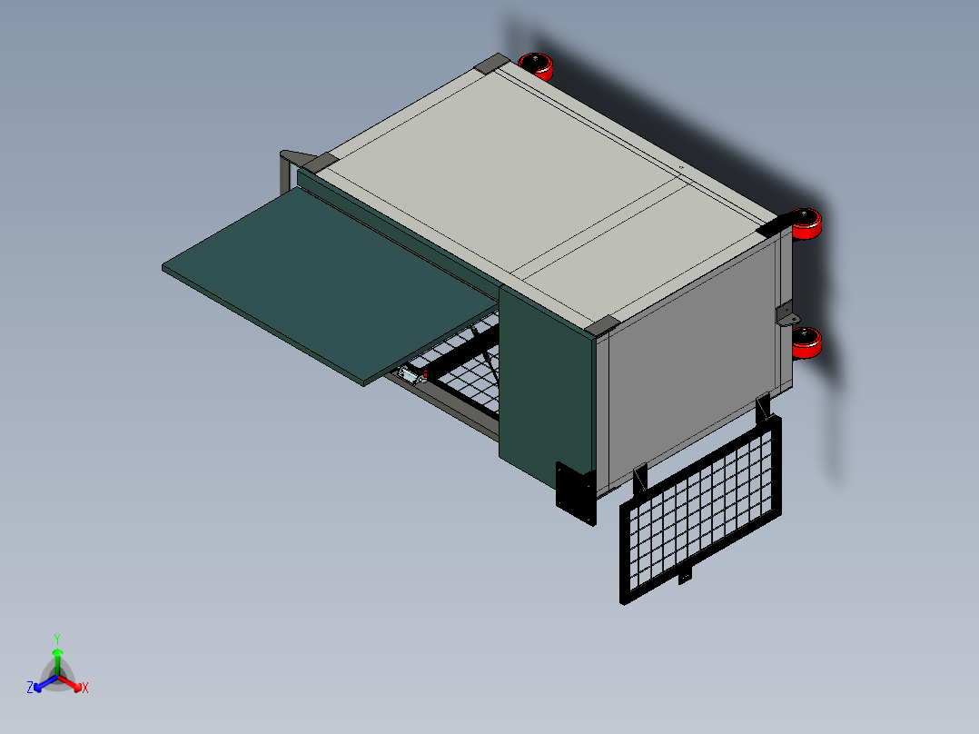 B2004057-移动工作台手推车