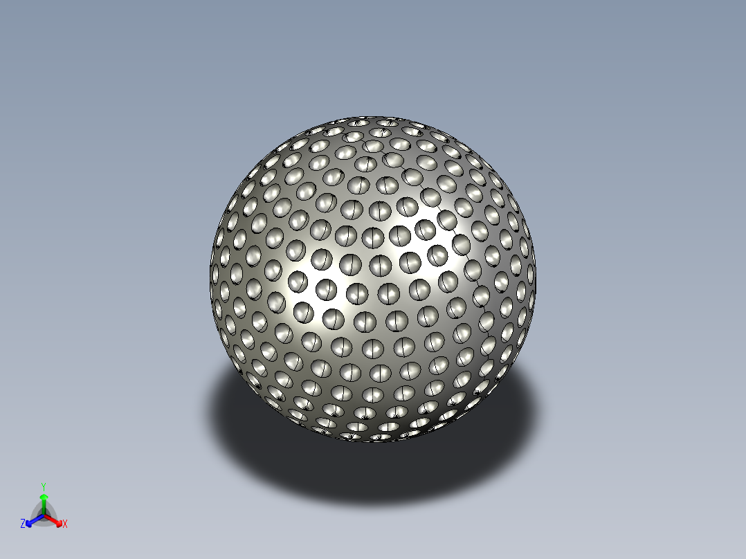 高尔夫球、高尔夫球小车、高尔夫球装备Golf ball -13 SW IGS STP.zip