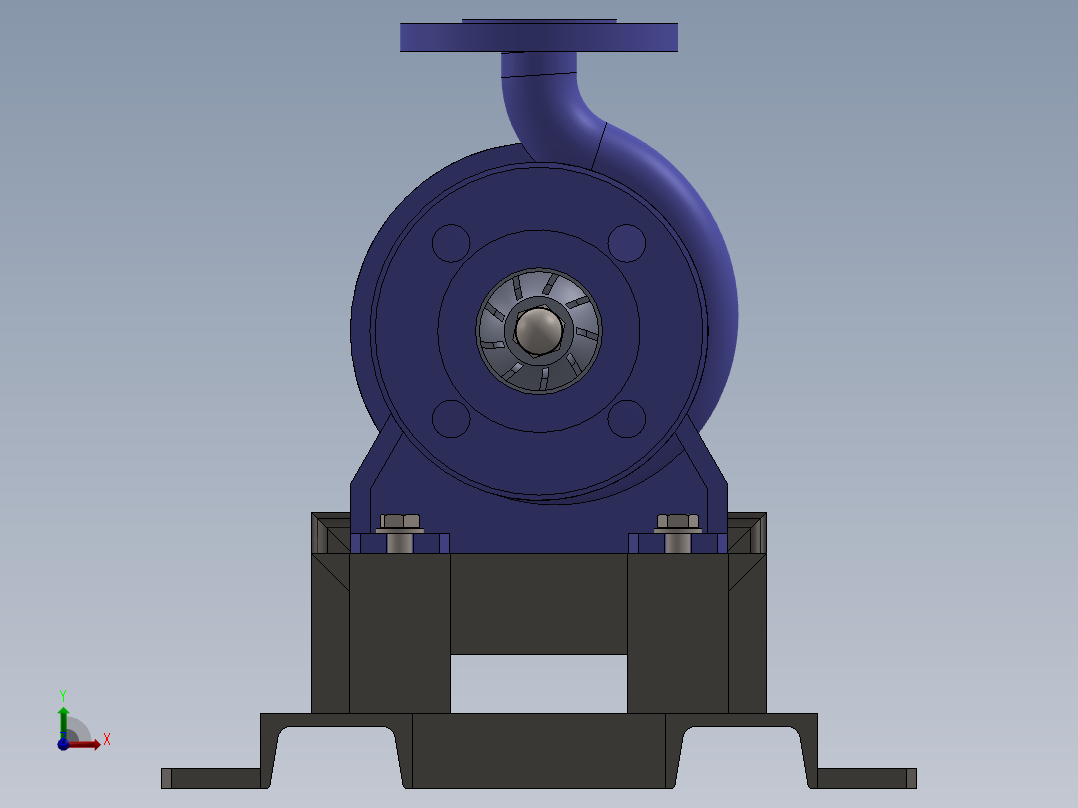 泵、水泵(73)前视图