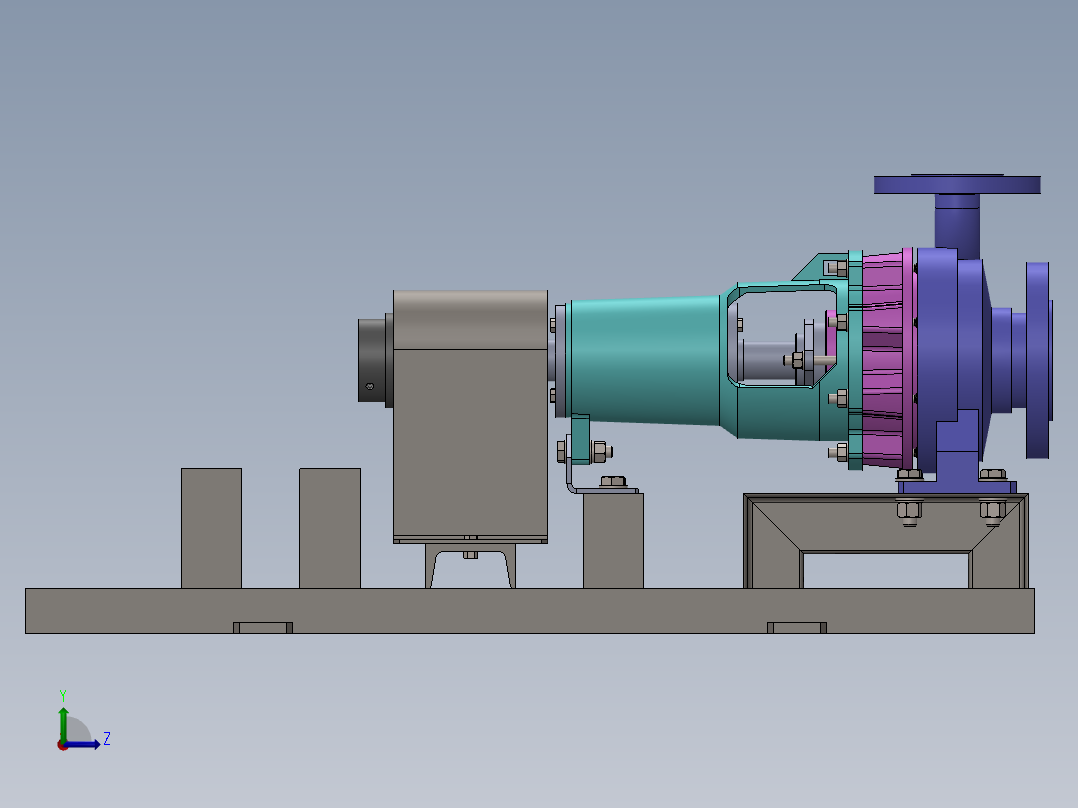 泵、水泵(73)左视图