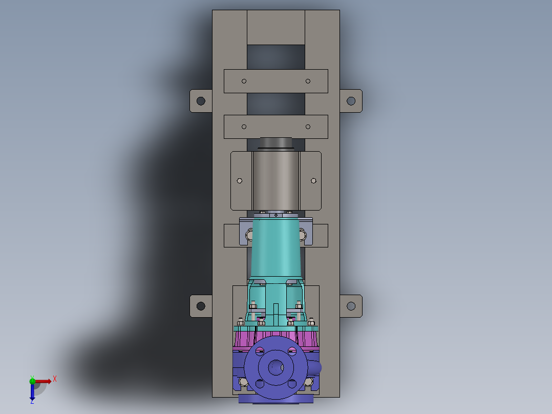 泵、水泵(73)俯视图