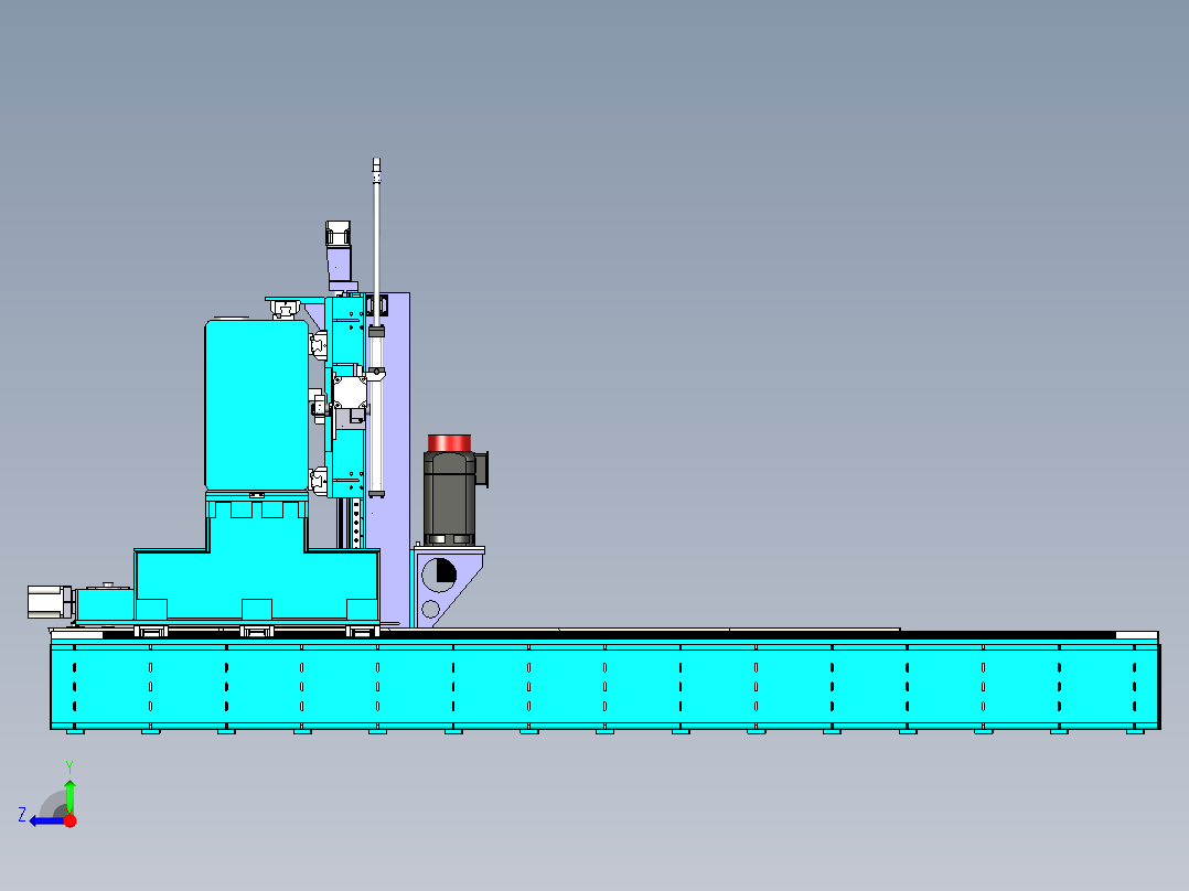 4040龙门钻铣床右视图