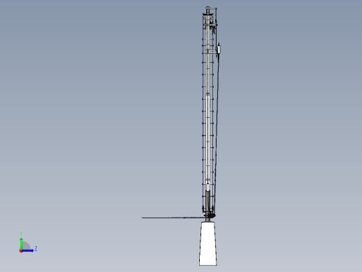 铁路信号灯3d模型 3D模型SolidWorks三维设计图左视缩略图