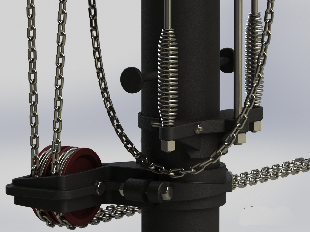 铁路信号灯3d模型 3D模型SolidWorks三维设计图