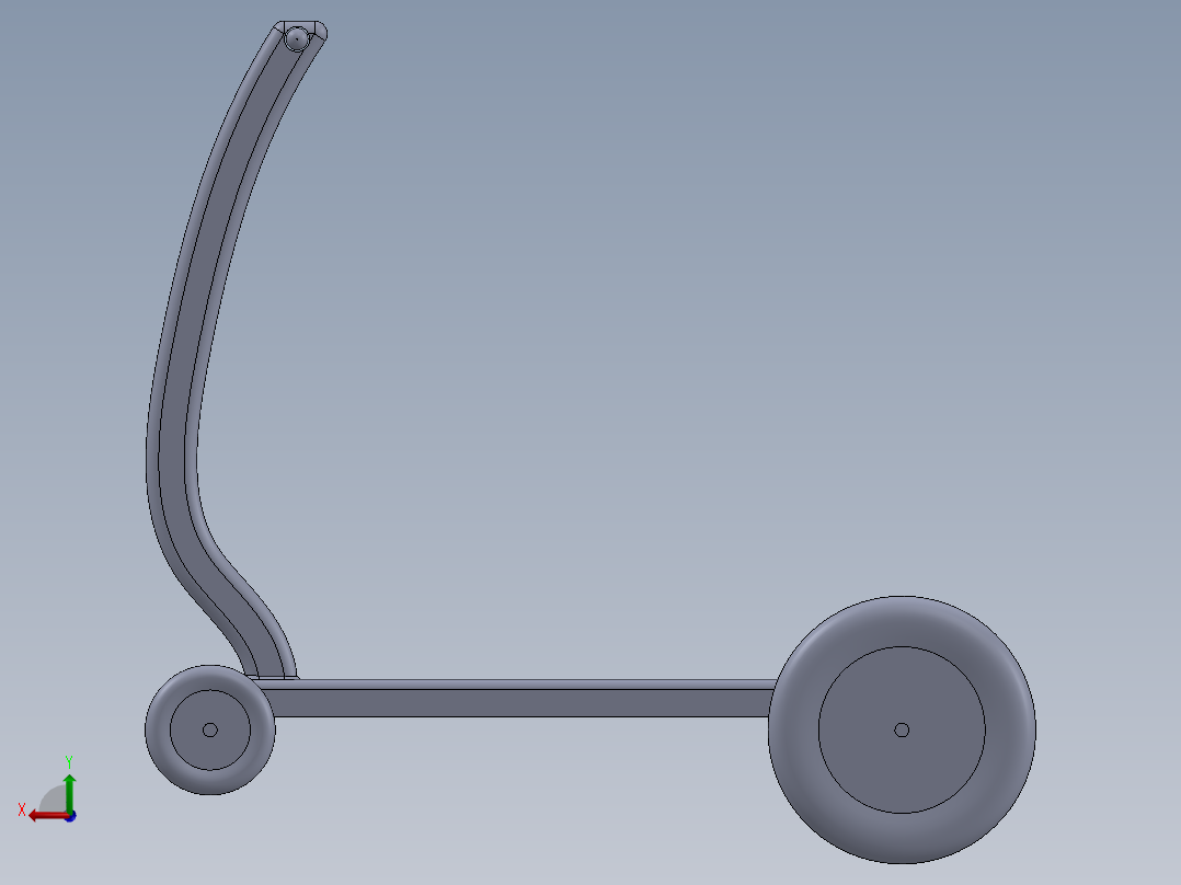 切割玩具后视图