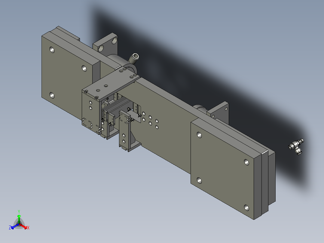 0AA气密检测模组正等轴测图