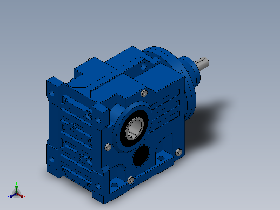 轴输入螺旋锥齿轮减速机