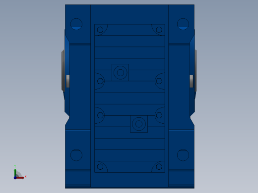 轴输入螺旋锥齿轮减速机前视缩略图