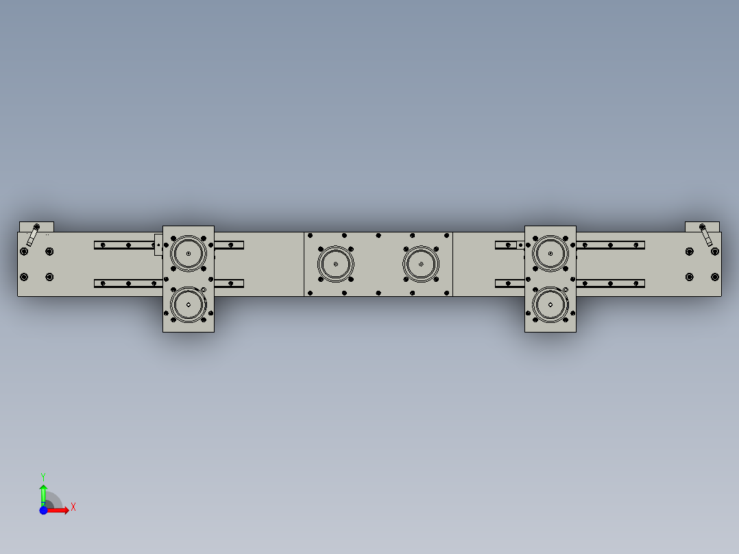 短边吸盘组件装配前视图