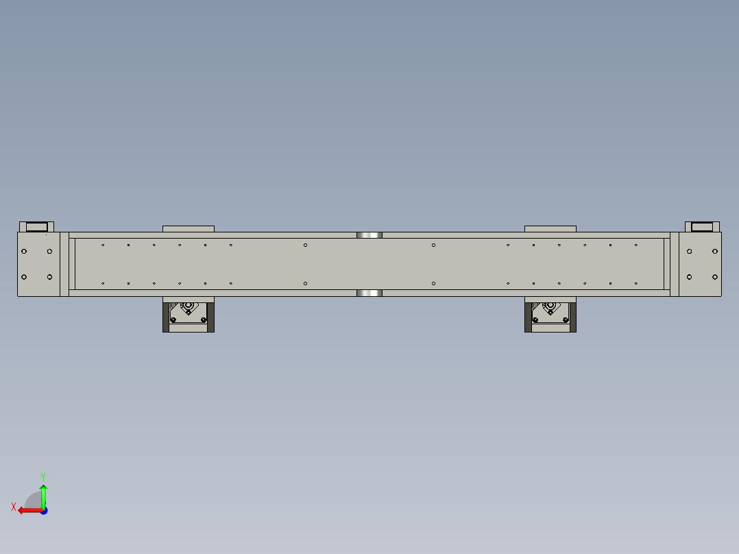 短边吸盘组件装配后视图