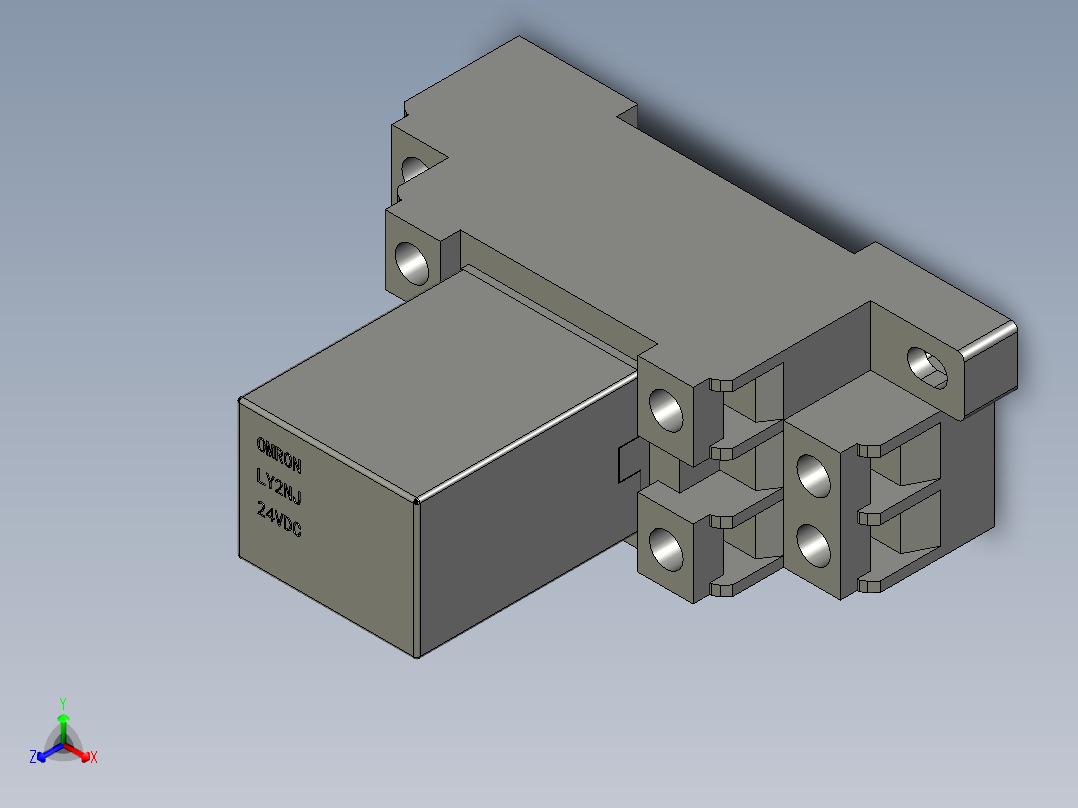 继电器OMRONLY2N-J24VDC主视图