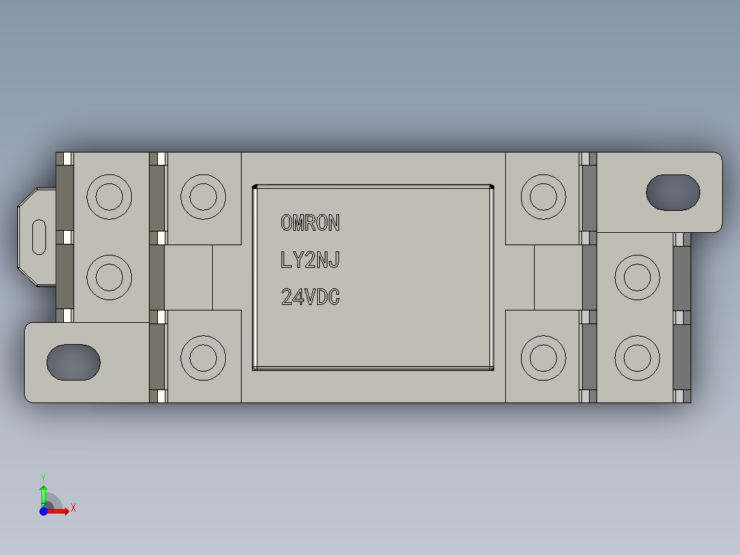 继电器OMRONLY2N-J24VDC前视图
