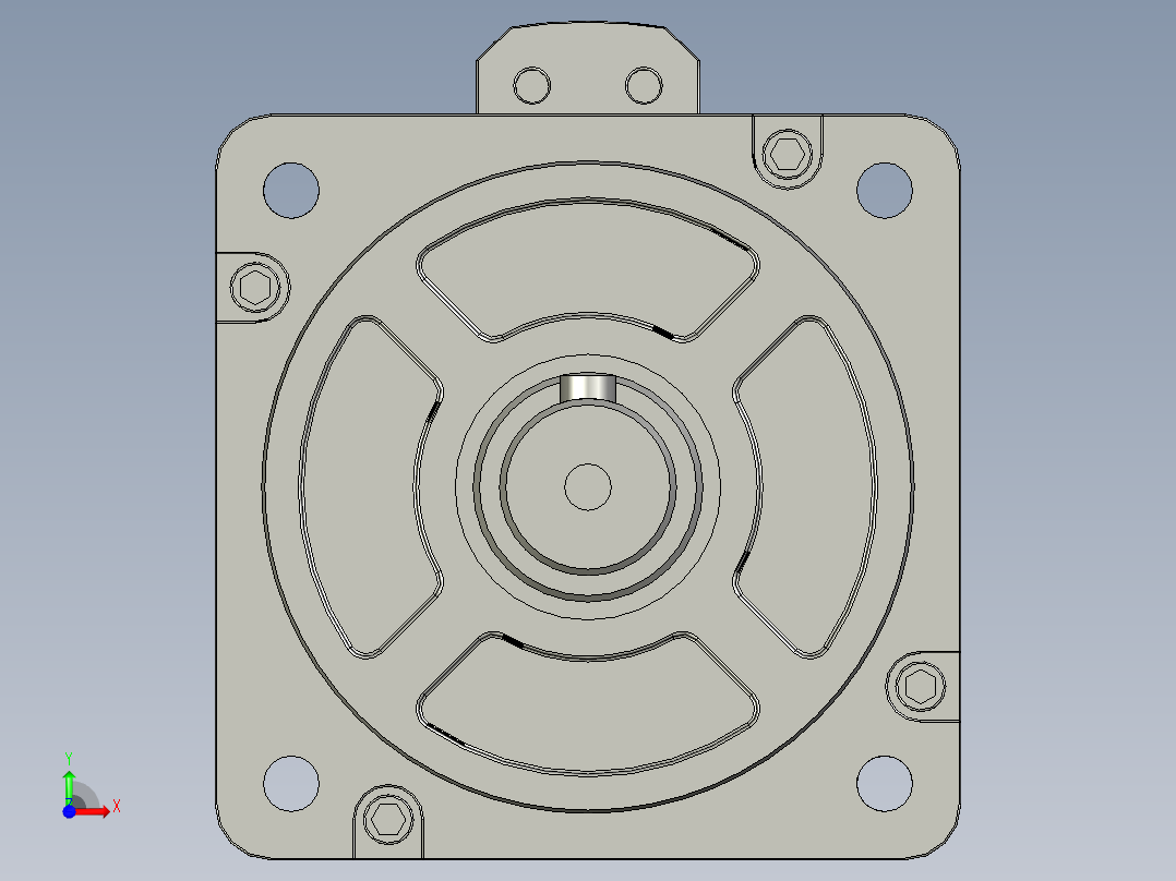 60-90系列伺服电机80ST-M02430前视图