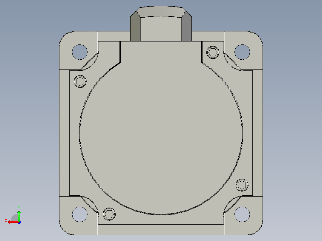60-90系列伺服电机80ST-M02430后视图