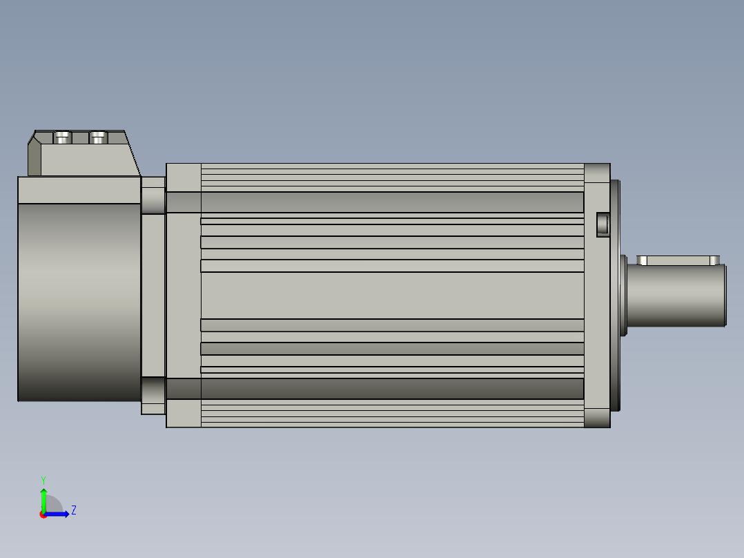 60-90系列伺服电机80ST-M02430左视图