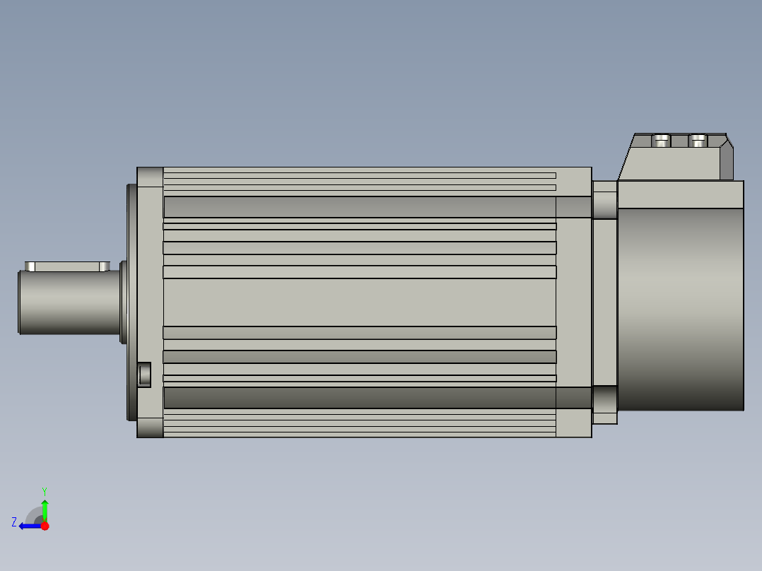 60-90系列伺服电机80ST-M02430右视图