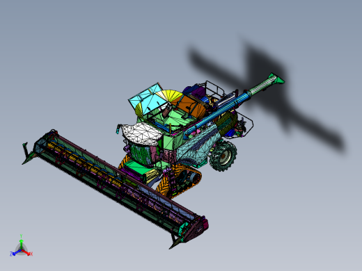 驾驶室农业收割机