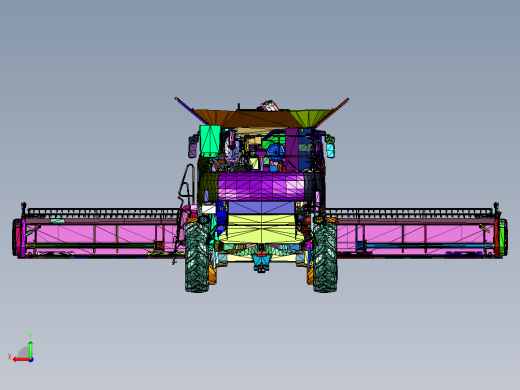 驾驶室农业收割机后视缩略图