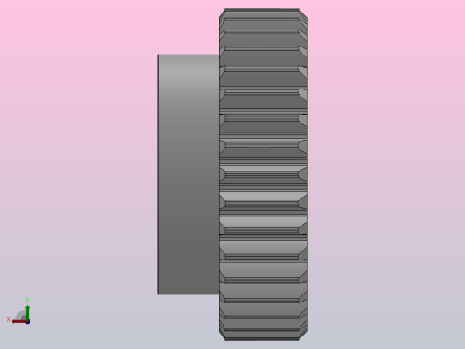 凸缘型模数2直齿轮压力角20°_GSEDC-2-36-20-dc16-A后视缩略图