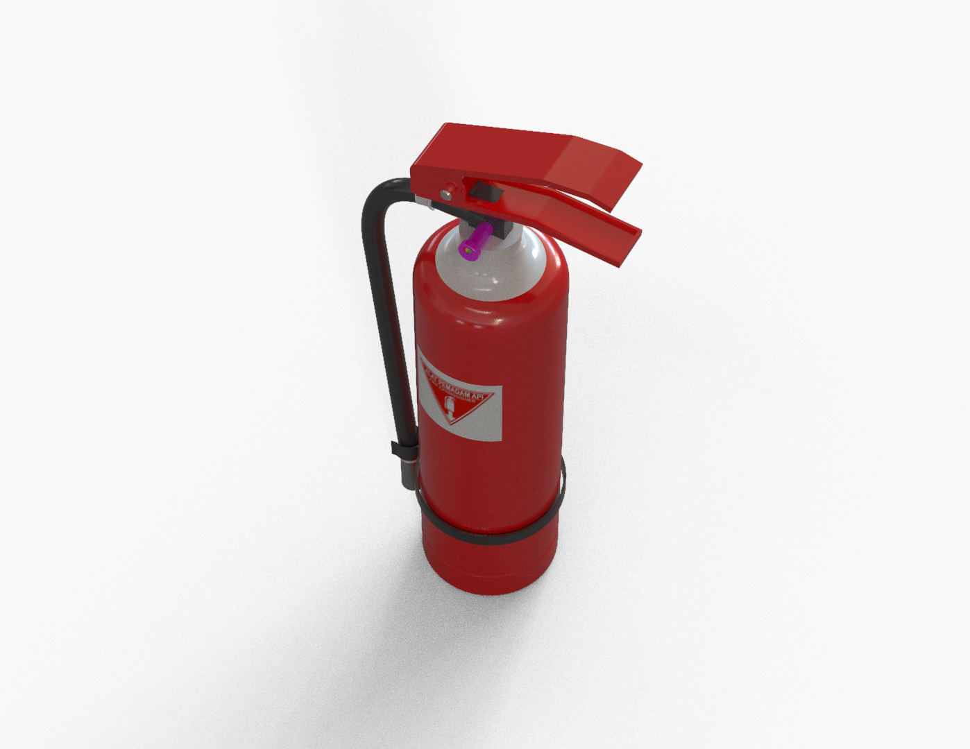 Apar小型灭火器3D数模图纸 Solidworks设计 附STEP