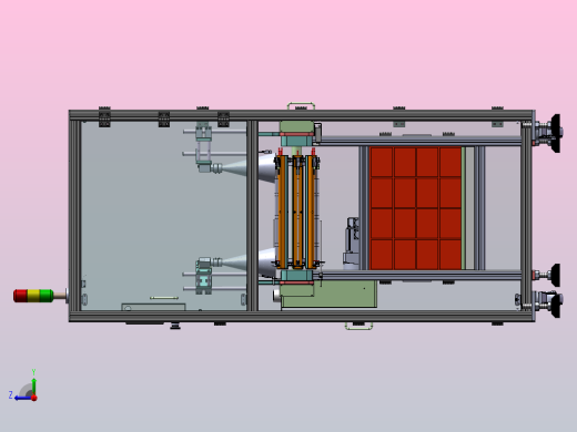 链轮载具输送线，治具附有拉伸与压缩脱料功能右视缩略图