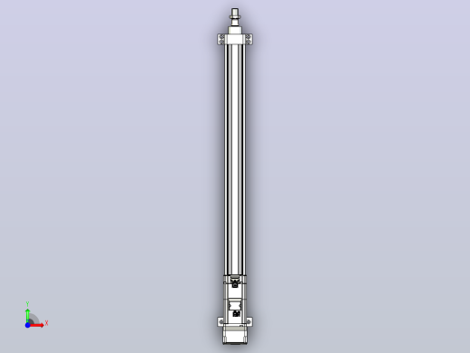 轻载电动缸TPA-ESR40-1210C-L600-MR-LB-W-P40-C3前视缩略图