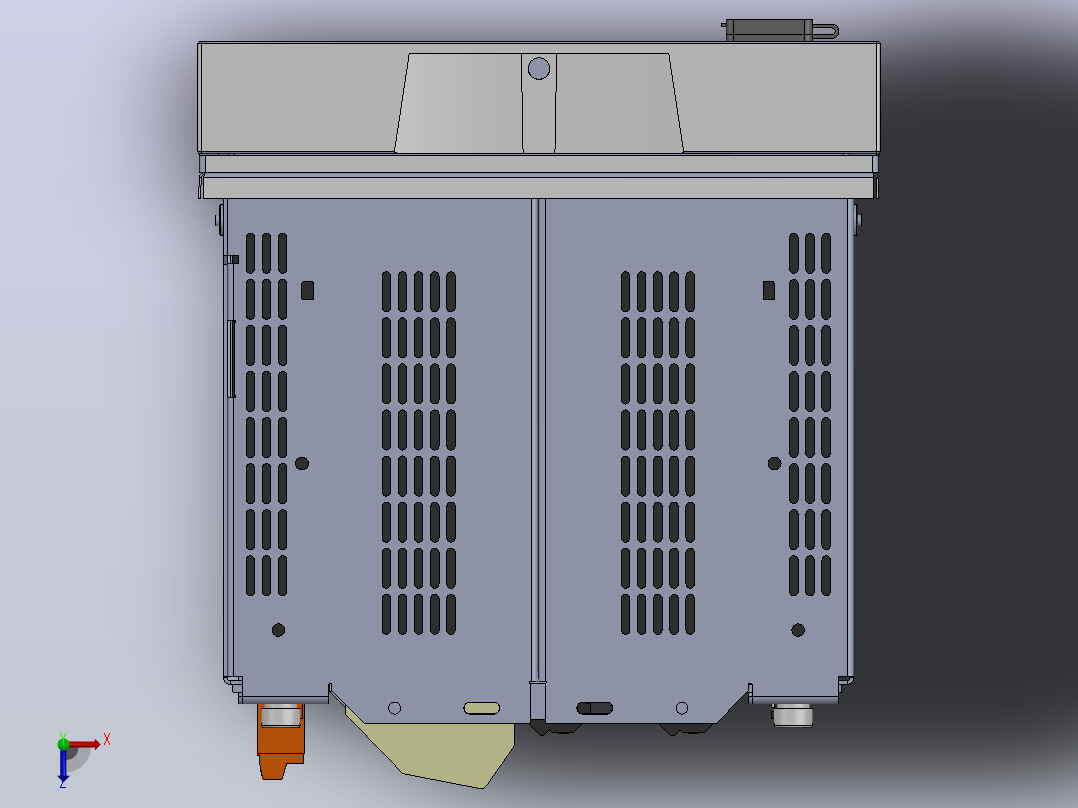 ABB Relion 615 系列保护继电器俯视图