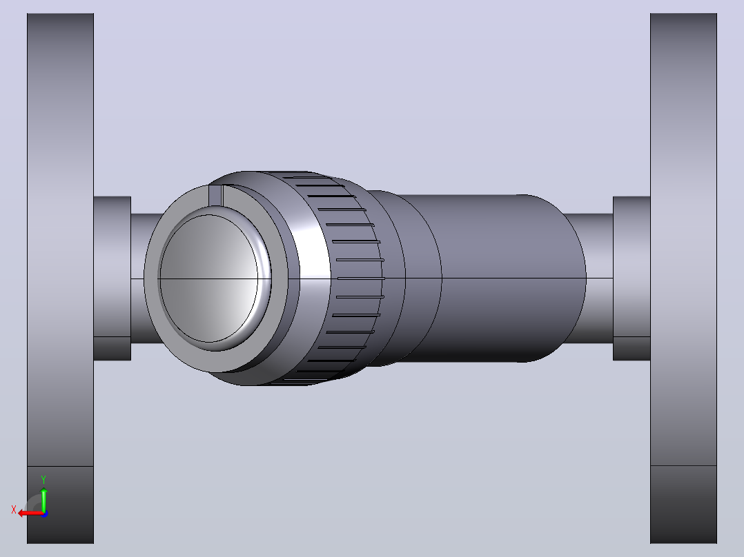 15RVOV PVC-U硬。固定法兰过滤器沉积物后视图