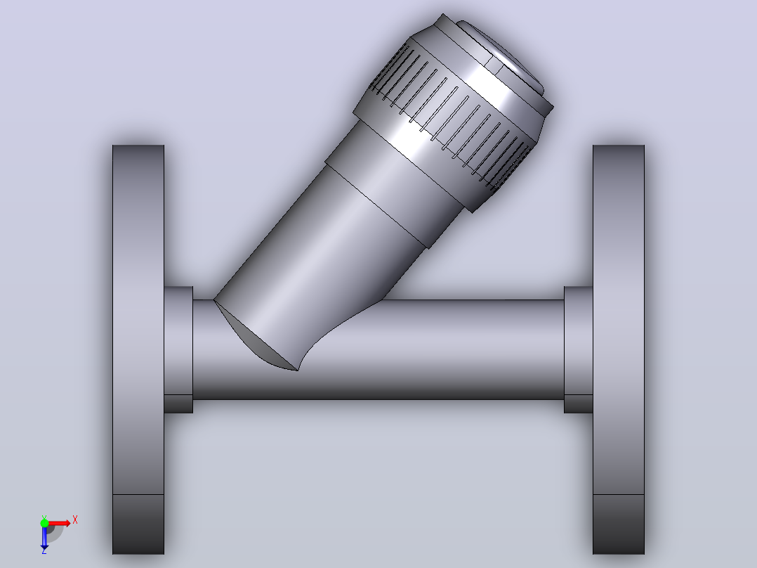 15RVOV PVC-U硬。固定法兰过滤器沉积物俯视图