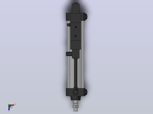 10A-5(V)系列带阀气缸(带阀型自己保持式)[10A-5(V) (Ⅱ) SD 80 B 300 A 5]俯视缩略图