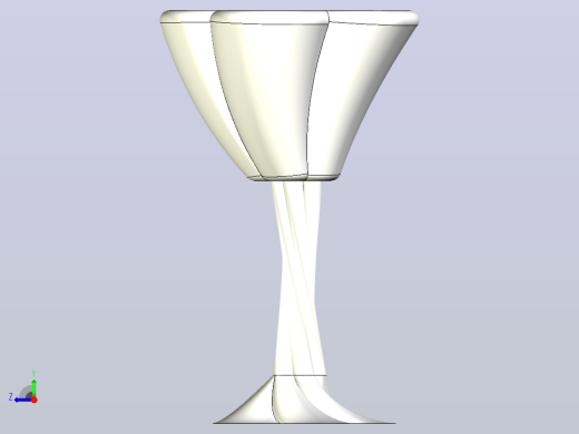 酒杯(白色)右视缩略图